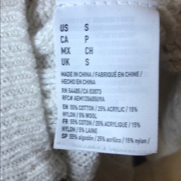 American Eagle Outfitters off-white knit sweater - Picture 9 of 11